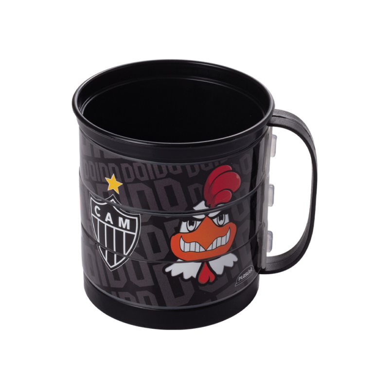 Caneca Atlético Mineiro C/Alça 360Ml 14447 Plasutil