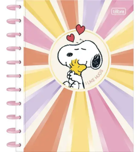 Caderno Tilidisco 10 Matérias 160 Folhas Snoopy Tilibra Connect