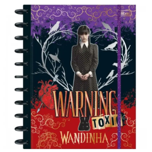 Caderno Tilidisco 10 Matérias 160 Folhas Wandinha Tilibra Connect