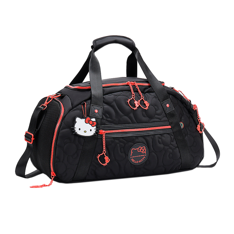 Bolsa De Viagem Hello Kitty Feminina Preta Semax
