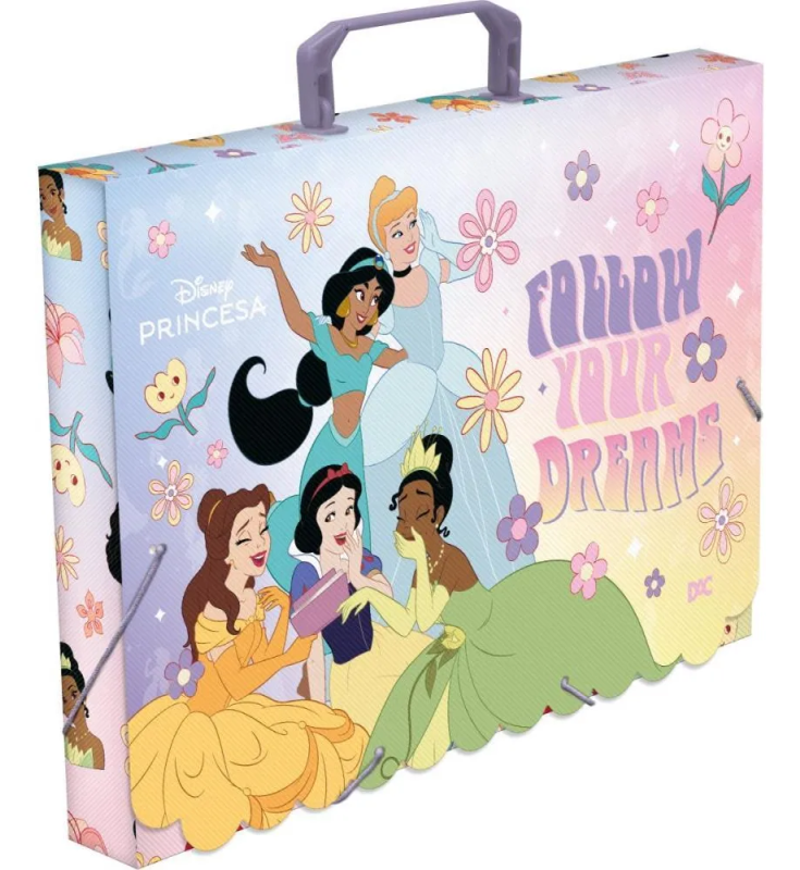 Maleta Escolar Infantil Princesas Dac 40mm 5454