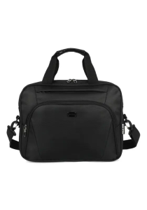 Pasta Executiva Polo King 4 Divisórias Notebook Preta Ex20080