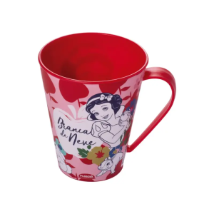 Copo Plástico Branca De Neve C/Alça 360Ml 11027 Plasútil