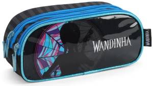 Estojo Luxcel Wandinha 2 Fechos Preta Ei39845wd