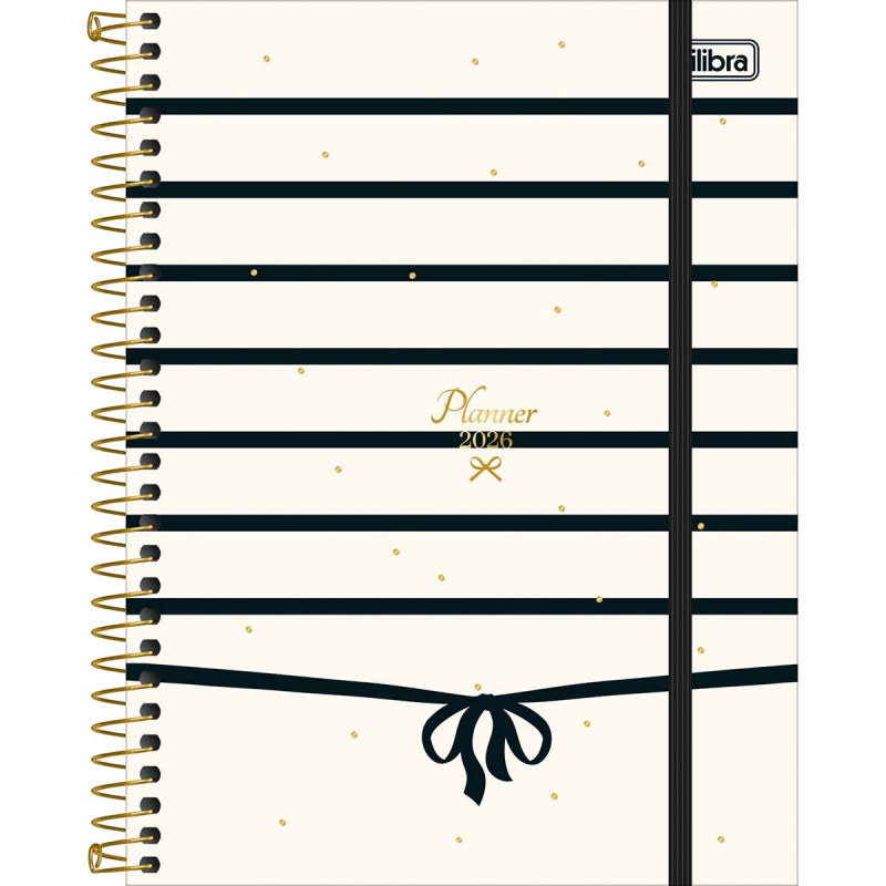 Agenda Anual Tilibra Planner West Village Espiral M7 2026 Sortido