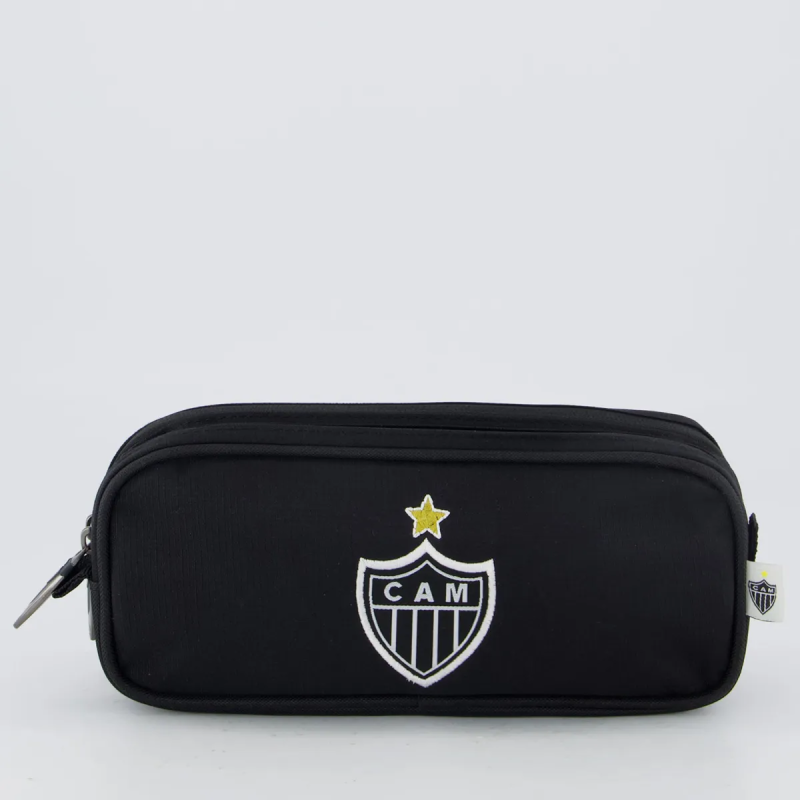 Estojo Masculino Atlético Mineiro 2 Fechos Xeryus 16586