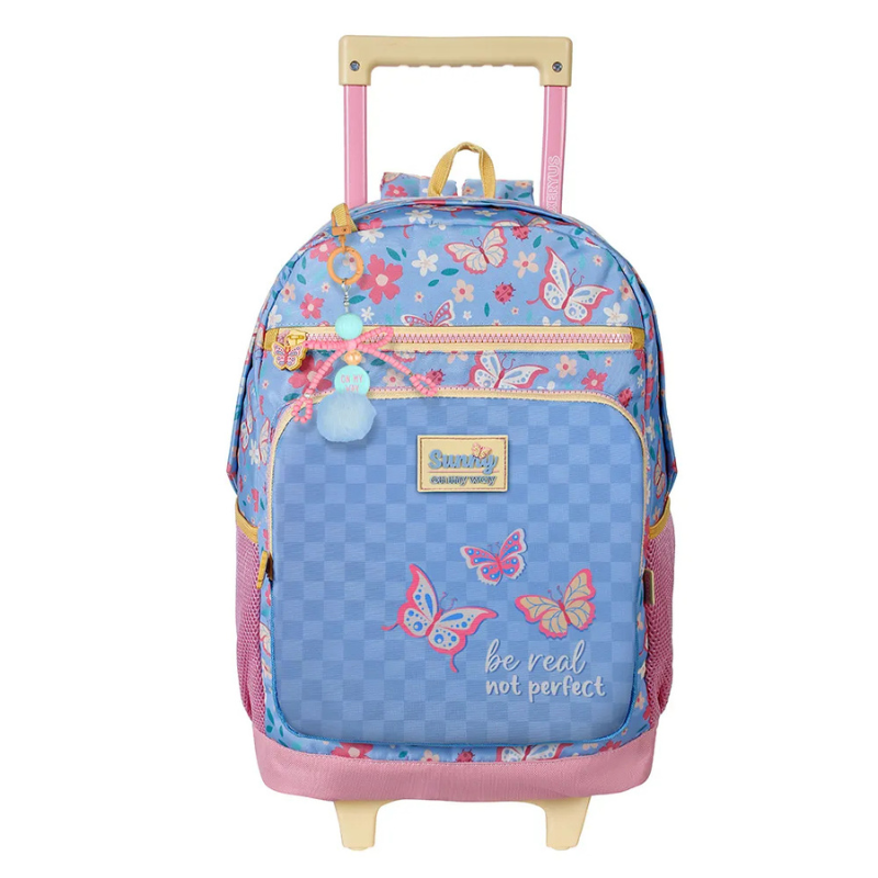 Mochila De Rodinhas Feminina Borboleta Sunny Xeryus 15888