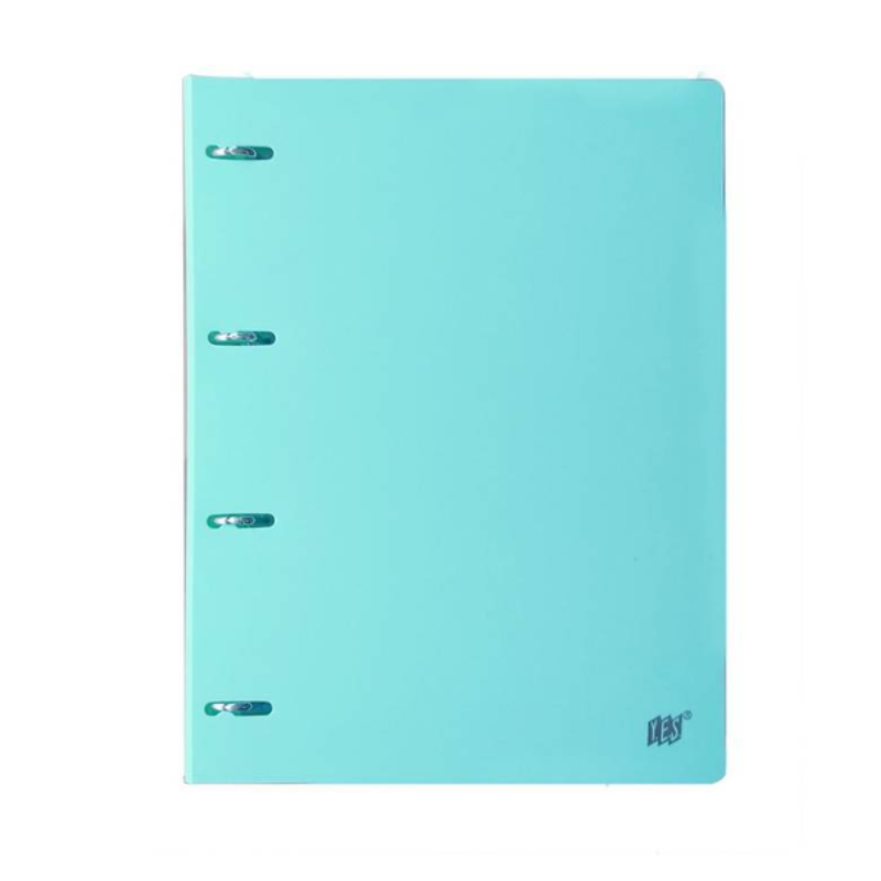 Fichário Yes Argolado Azul Divisórias + Folhas