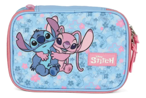 Estojo Feminino Stitch Box Rosa Luxcel Et50104sc