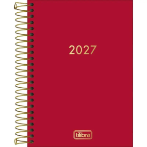 Agenda Anual Tilibra Napoli Espiral M5 2027 Sortido