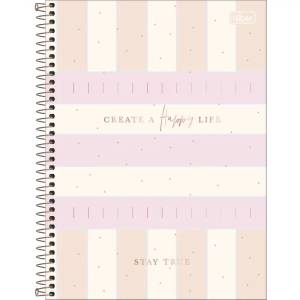 Caderno Universitário Capa Dura 16 Matérias 256 Folhas Soho Tilibra