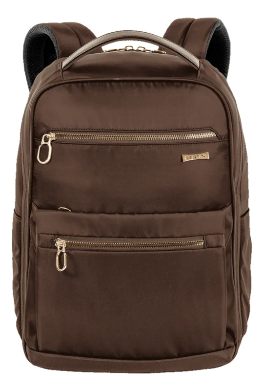 Mochila Executiva Elegance Notebook Marrom Sestini