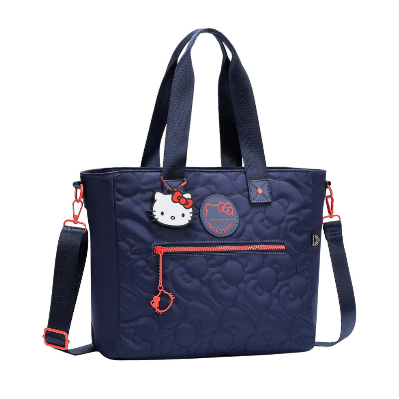 Bolsa Tote Feminina Hello Kitty Azul Semax Hk26021