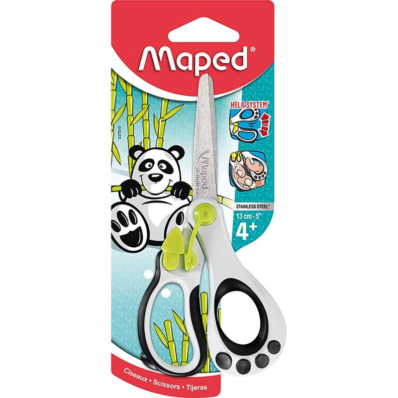 Tesoura Escolar sem Ponta 13cm, Maped, Koopy Panda