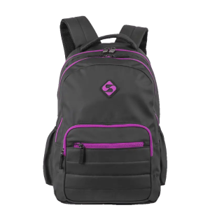 Mochila Sestini College Hydroblock Preto E Roxo 76251-47