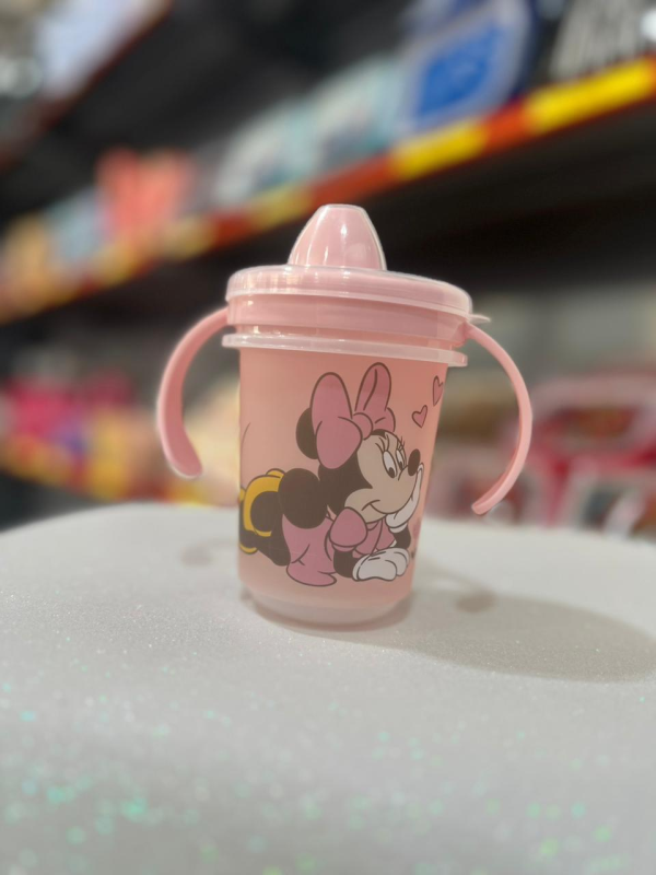 Copo Plástico Baby Minnie Com Tampa 7747 Plasútil