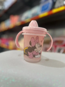 Copo Plástico Baby Minnie Com Tampa 7747 Plasútil