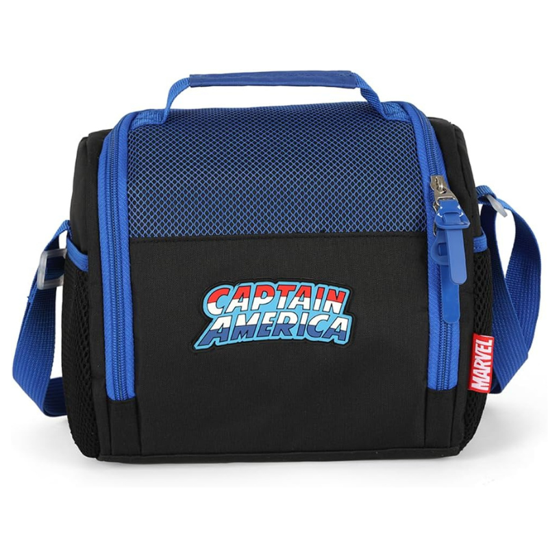 Lancheira Luxcel Térmica Capitão América Azul La50024ag