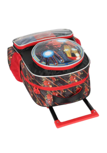 Mochila Carrinho Luxcel Homem Ferro Vermelho Ic41632ag