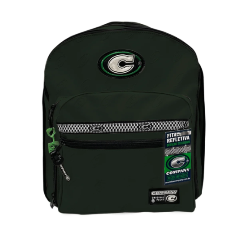 Mochila Company Classic Porta Garrafa - VERDE MILITAR
