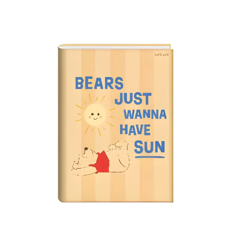 Caderno Capa Dura Brochurão Pooh 80F Jandaia Sortido
