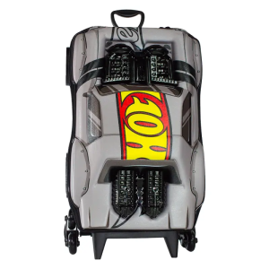 Mochila Carrinho Maxtoy Hot Wheels Night Cinza 2520Cm25