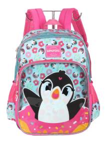 Mochila Luxcel Up4you Pinguim Verde Is41051up