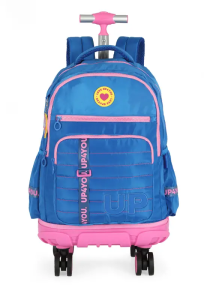 Mochila Carrinho Luxcel Up4you azul MC49592UP