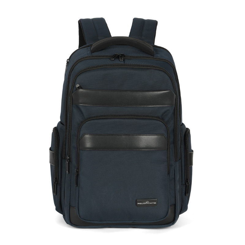 Mochila Executiva Polo King Notebook Azul Mn54140pk