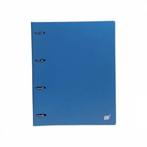 Fichário Yes Argolado R4east Azul Divisórias + Folhas