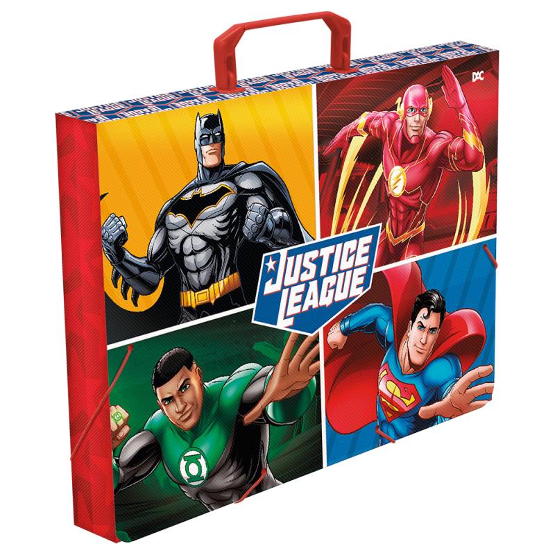 Maleta Escolar Infantil Liga Da Justiça Dac 40mm 4278