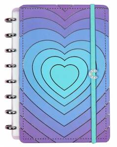 Caderno Inteligente A5 80 Folhas Silver Love Cia52122