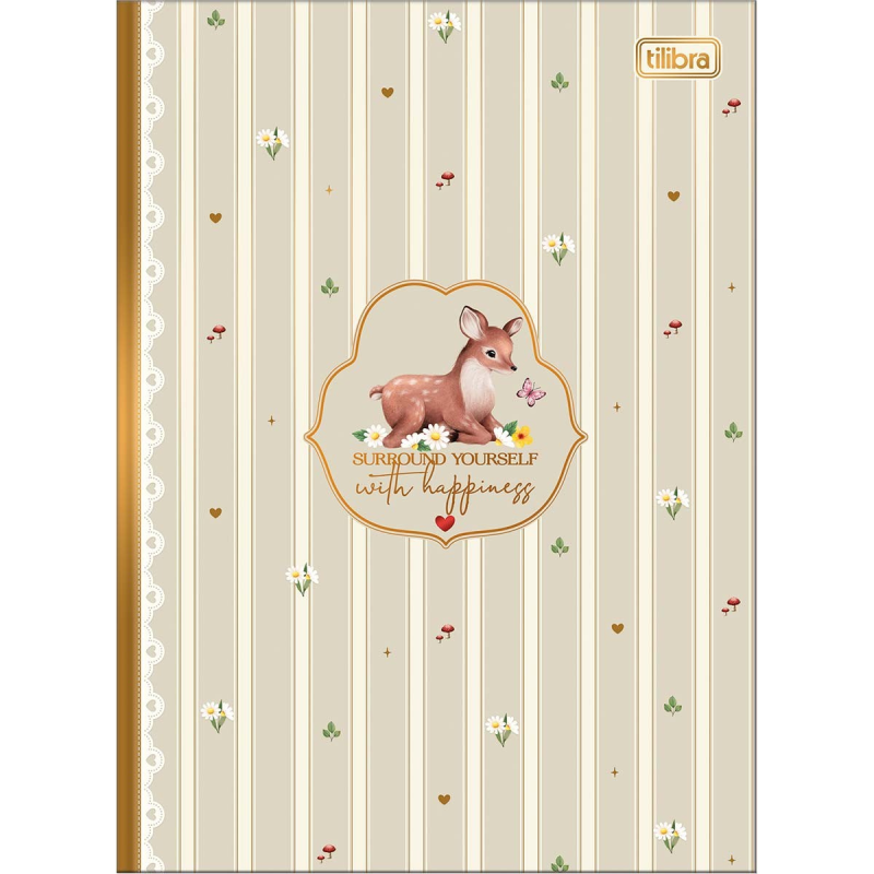 Caderno Capa Dura Colegial Especial 160 folhas Loveland Tilibra