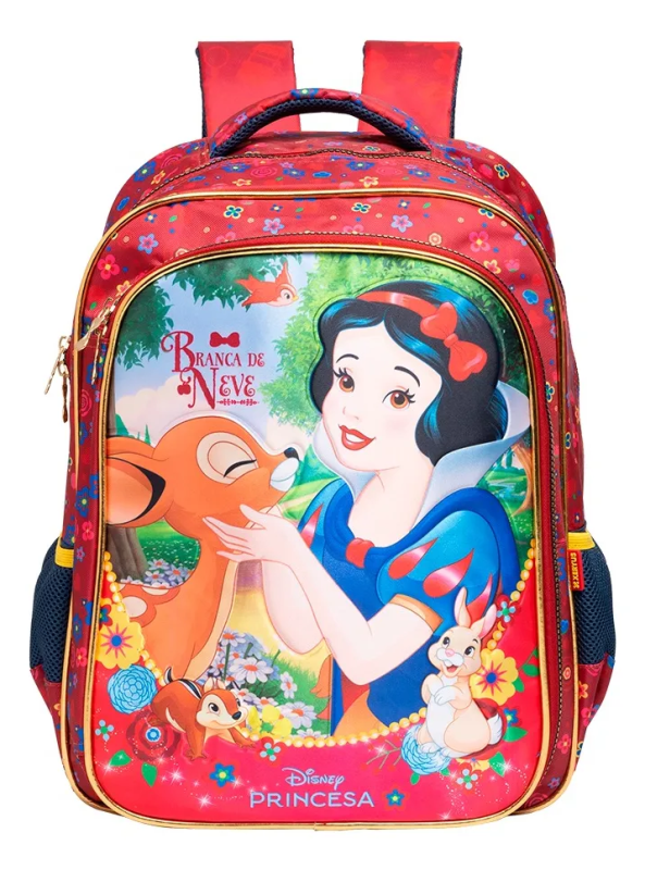 Mochila Feminina Branca De Neve Y Escolar Xeryus 14722