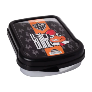 Sanduicheira De Plástico C/Tampa Fixa Atlético Mineiro 