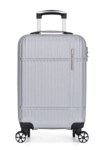 Mala Viagem Pequena Luxcel Bordo Prata Mf10443pk