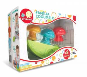Brinquedo Encaixe Família Cogumelo Pais e filhos 10822