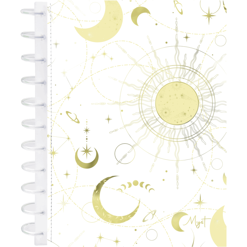 Caderno De Discos Universitário 10 Matérias 160 Fls Mystic - Kitdisc