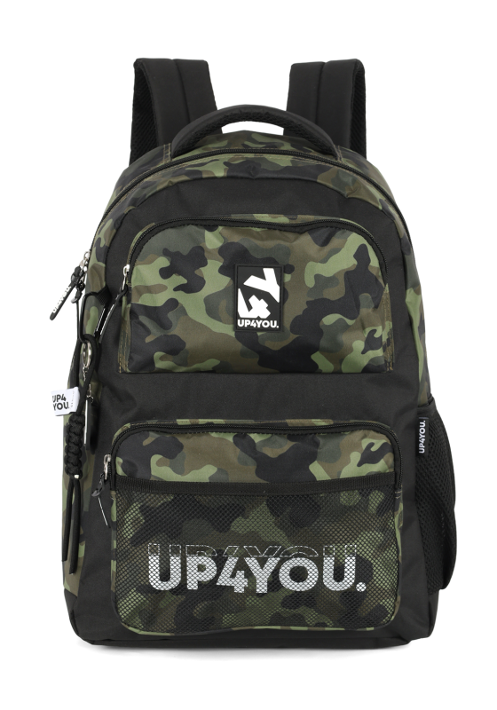 Mochila Costas Escolar Up4you Masculina Militar Ms49561up