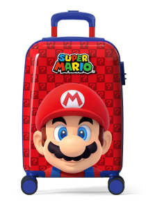 Mala Viagem Pequena Luxcel Super Mario Azul Mf10491mo