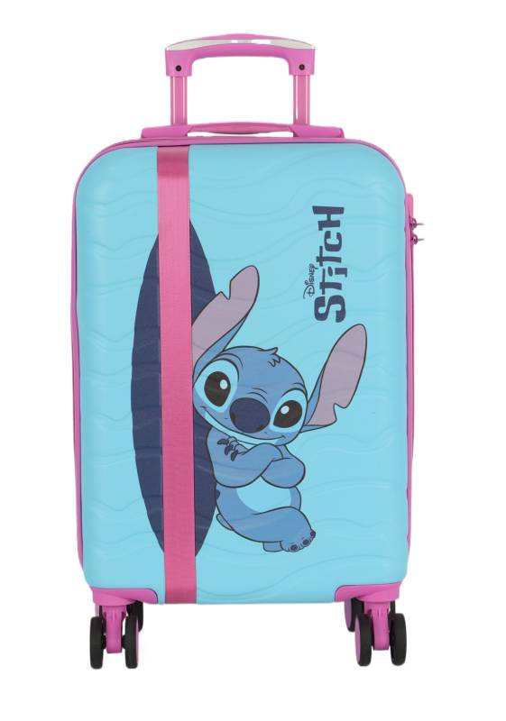 Mala Viagem Pequena Luxcel Bordo Stitch Azul Mf10483sc