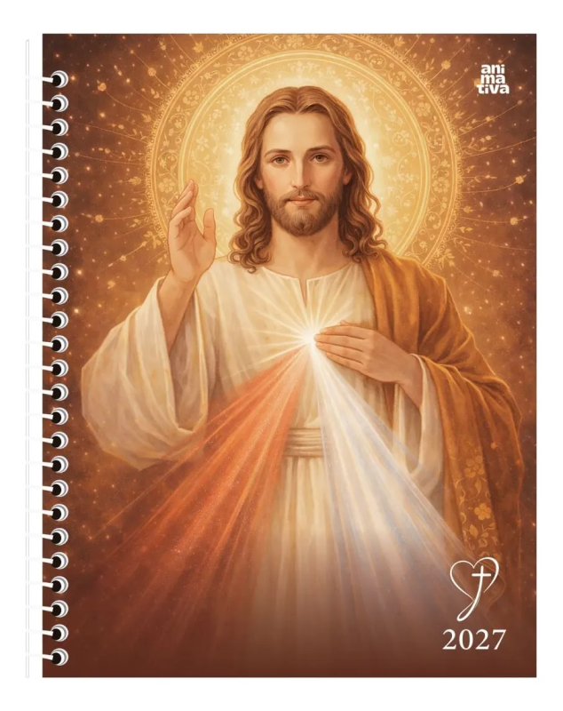 Agenda Anual Diário De Fé Espiral Animativa Sortida