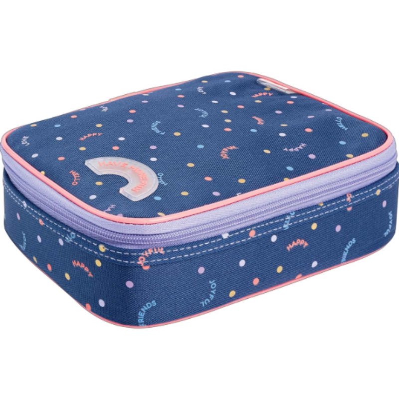 Estojo Box Académie Dots Azul