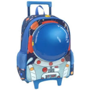 Mochila Carrinho Luxcel Patrulha Espacial Azul Ic37802up