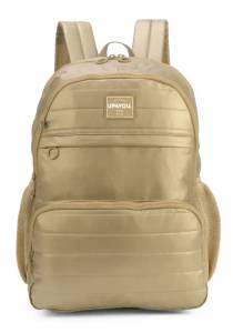 Mochila Luxcel Crinkle Ouro Ms48991up