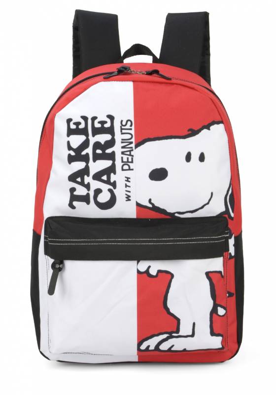 Mochila Luxcel Snoopy Vermelho Ms46368sn