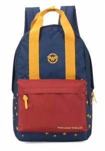 Mochila Luxcel Mulher Maravilha Azul Ms46382