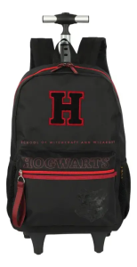 Mochila Carrinho Luxcel Harry Potter Preto Mc49742hp