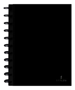 Caderno De Disco Universitário 10 Matérias Kit Disc Stylus