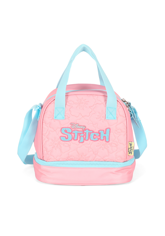 Lancheira Feminina Térmica Stitch Rosa Luxcel LA50073SC